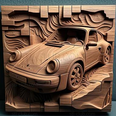 3D мадэль Porsche 930 (STL)
